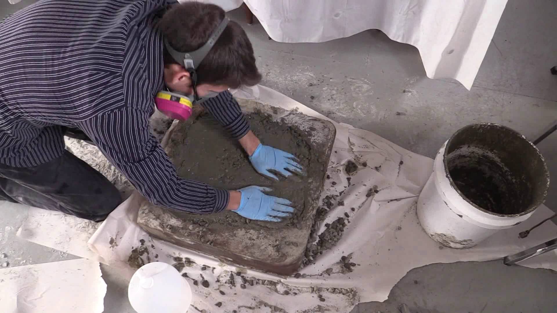 How to Make Concrete Rocks for Making a Cement Wall, Fire Pit, Walk