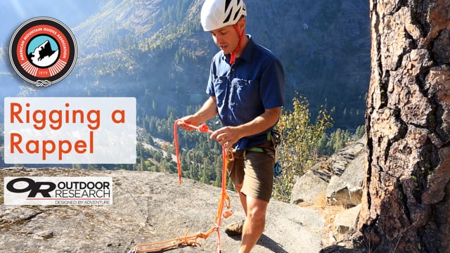 Rigging A Rappel from American Mountain Guides Assoc