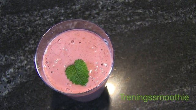 Treningssmoothie - Tid: 5 min