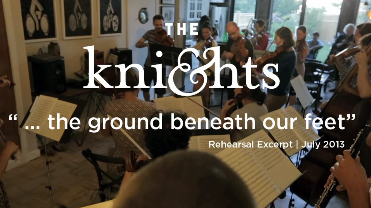 The Knights Rehearse ' the ground beneath our feet' in Brooklyn  Apartment