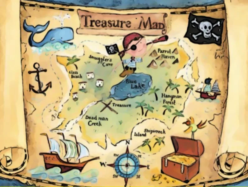 Сокровища музыкальной карты. Карта сокровищ Пиратская. Карта клада для детей. Карта сокровищ для детей. Карта пиратского клада.