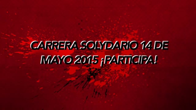 ANUNCIO: CARRERA SOLyDARIO 13-14 DE MAYO