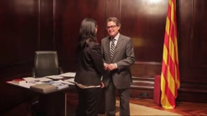 El president Mas avala el programa de Mariona Solés