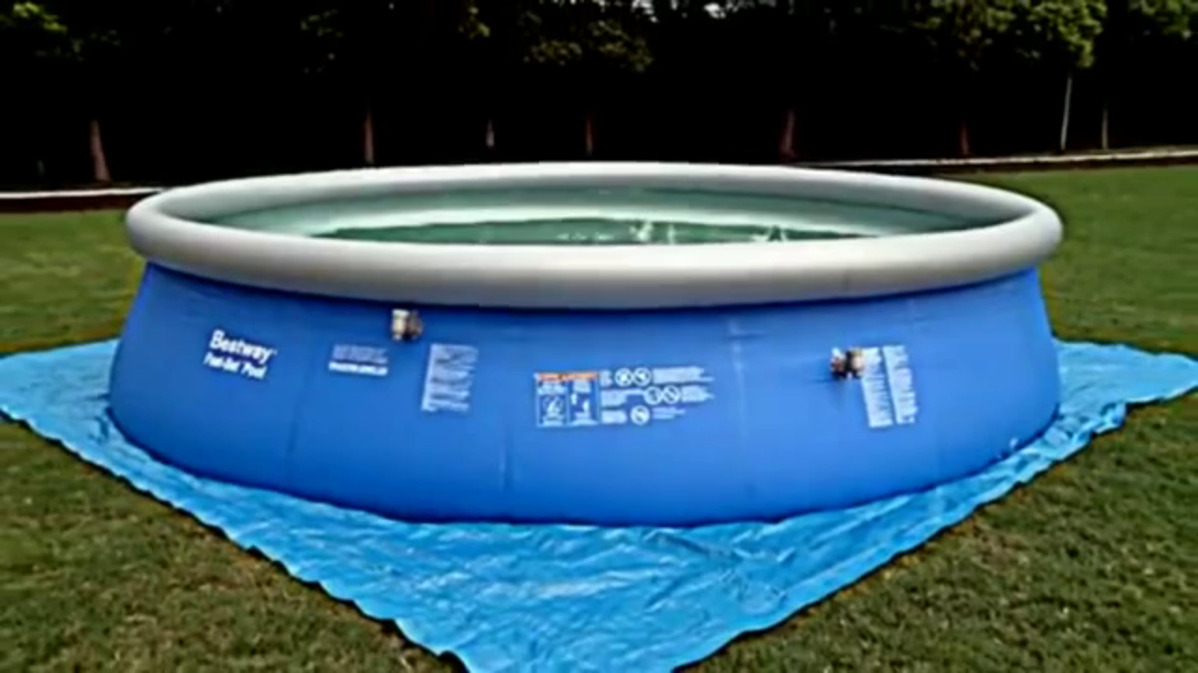 Bestway Fast Set-Above Ground Swimming Pool - Set Up Video | Videos ...