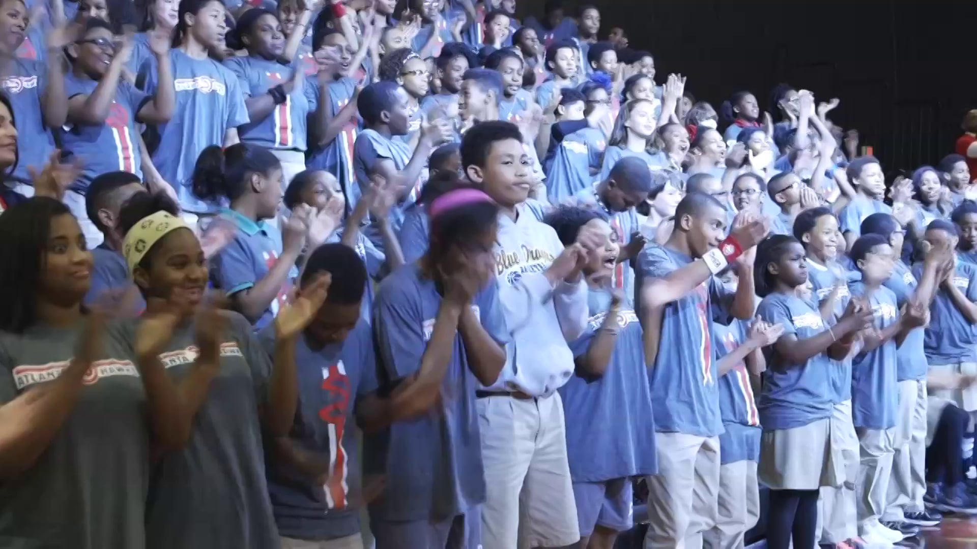 Atlanta Hawks Ron Clark Academy Pep Rally