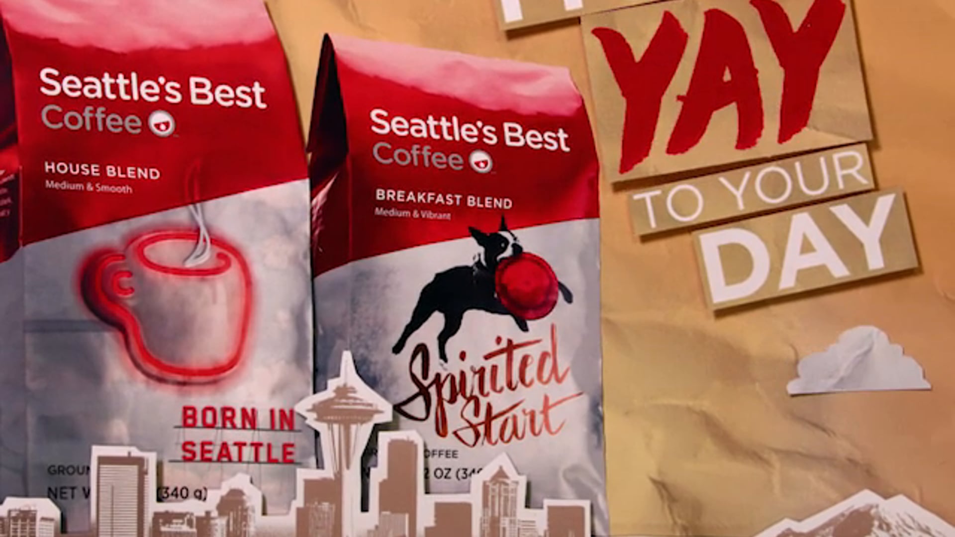 Seattle's Best Brand Update (Stop Motion)