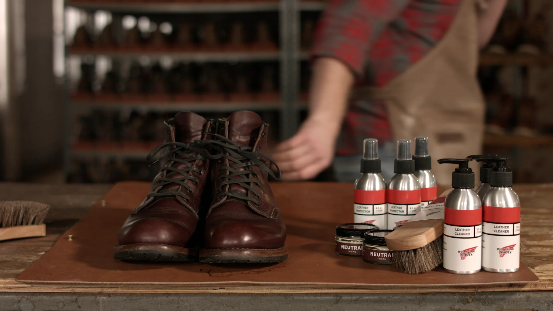 Polishing red wing boots best sale