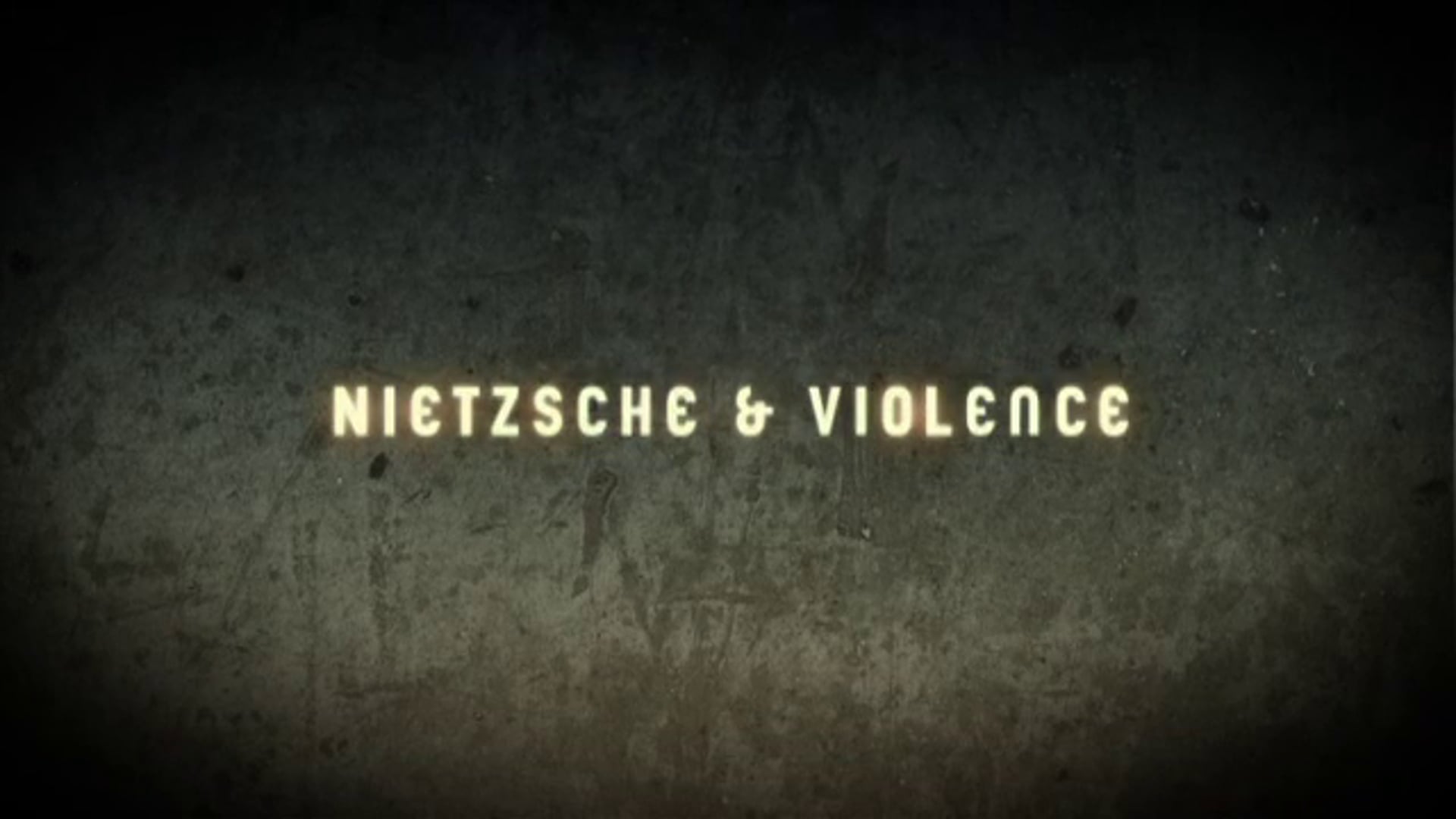 Nietzsche & Violence: Julian Reid