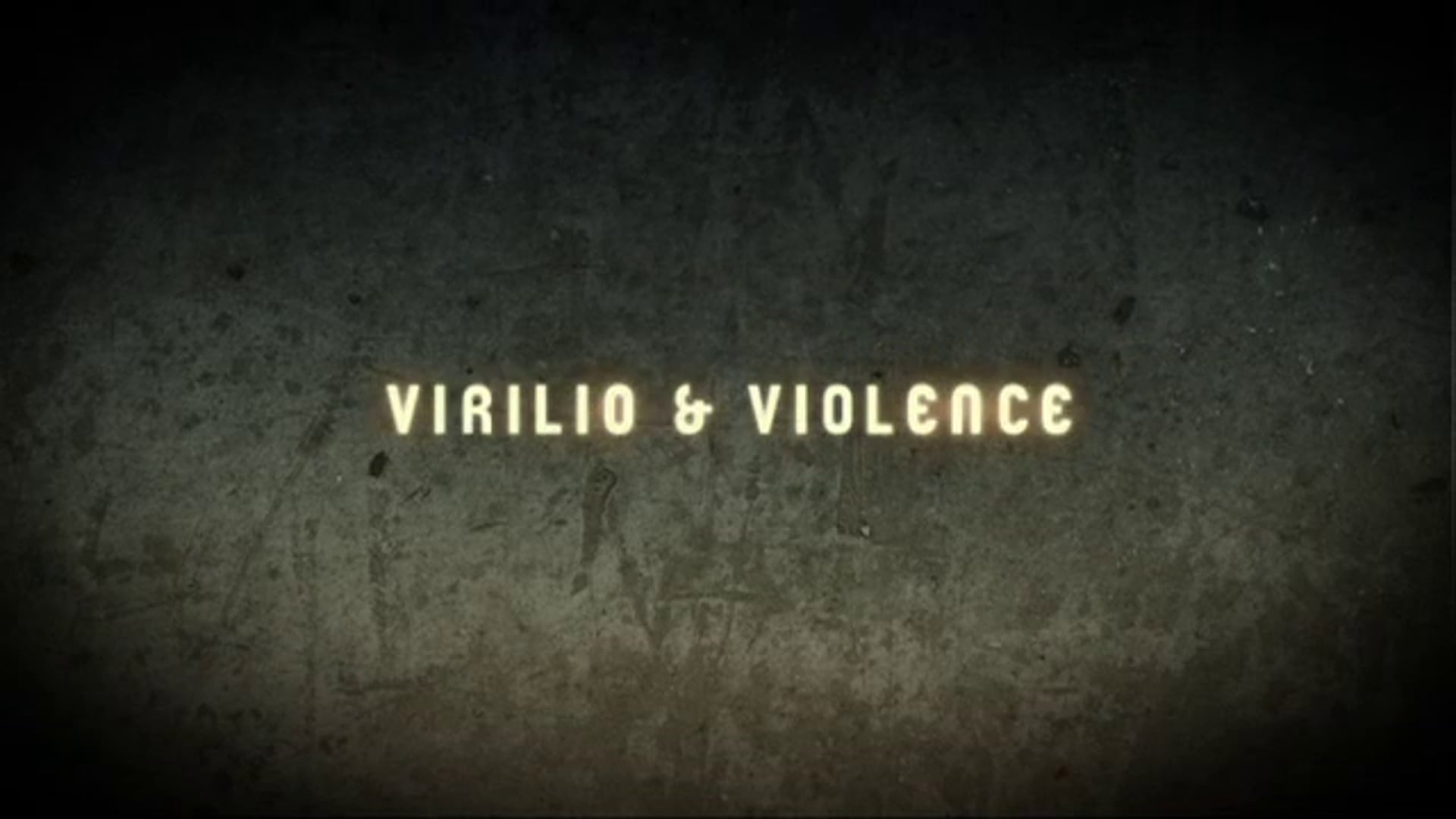 Virilio & Violence: Mark Lacy