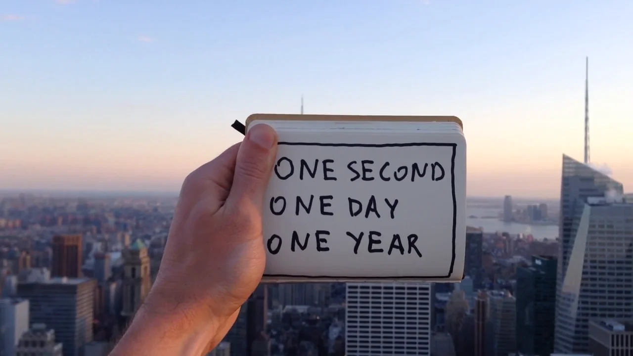 1 year in seconds. One second.