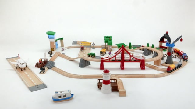 BRIO - BRIO WORLD ブリオ ワールドデラックスセット 33766の+