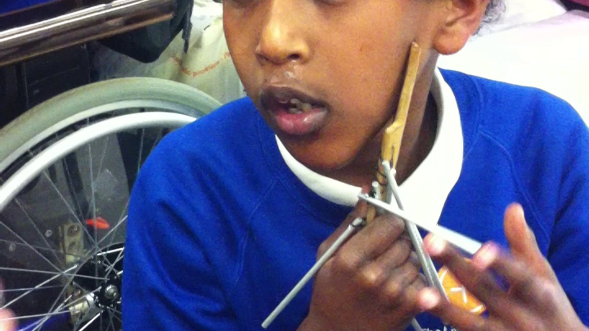 Responding to the end of the song