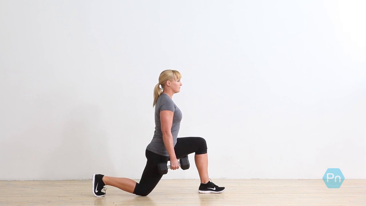 Women's Dumbbell Reverse Lunge on Vimeo