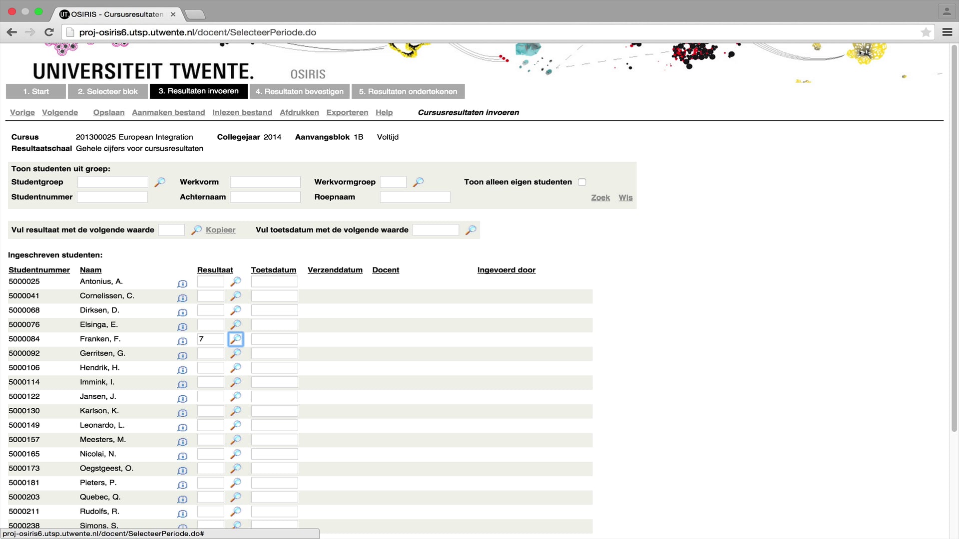 Screencast OSIRIS-Docent Examinator overschrijft berekend ...