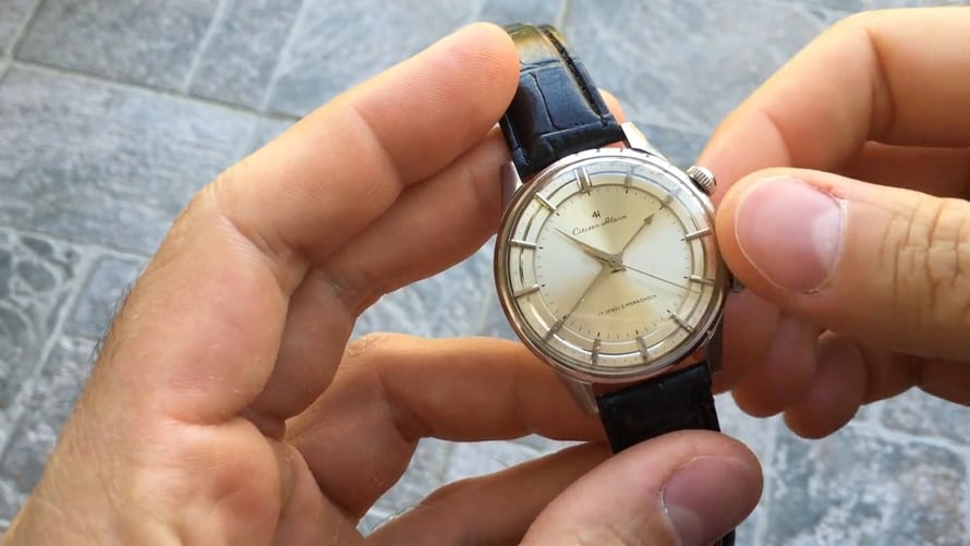 シチズン CITIZEN ALARM 17 Jewels Parashock Citizen Alarm Vintage Stainless Steel 17 Jewels Manual