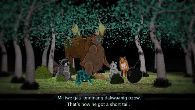 GAA-ONDINANG DAKWAANOWED MAKWA/ How the Bear Got a Short Tail on Vimeo