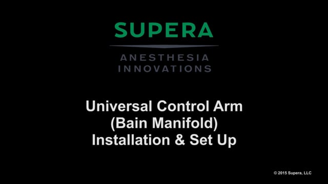 Supera Safety Universal Control Arm Installation & UsePressure Relief Valve and Hallowell Ventilator Set Up