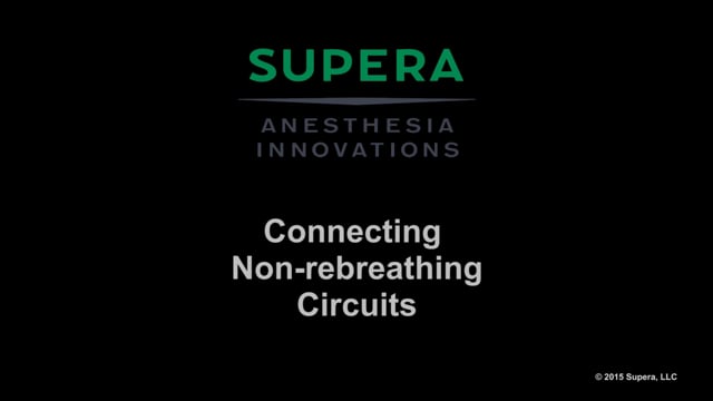 Non-rebreathing Circuit Set-up