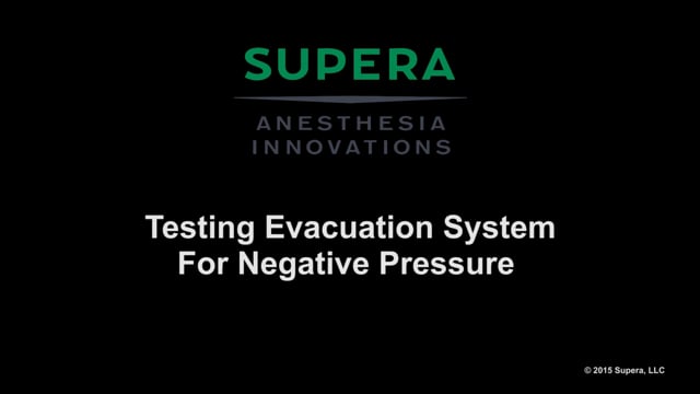 Waste Gas Evacuation Test