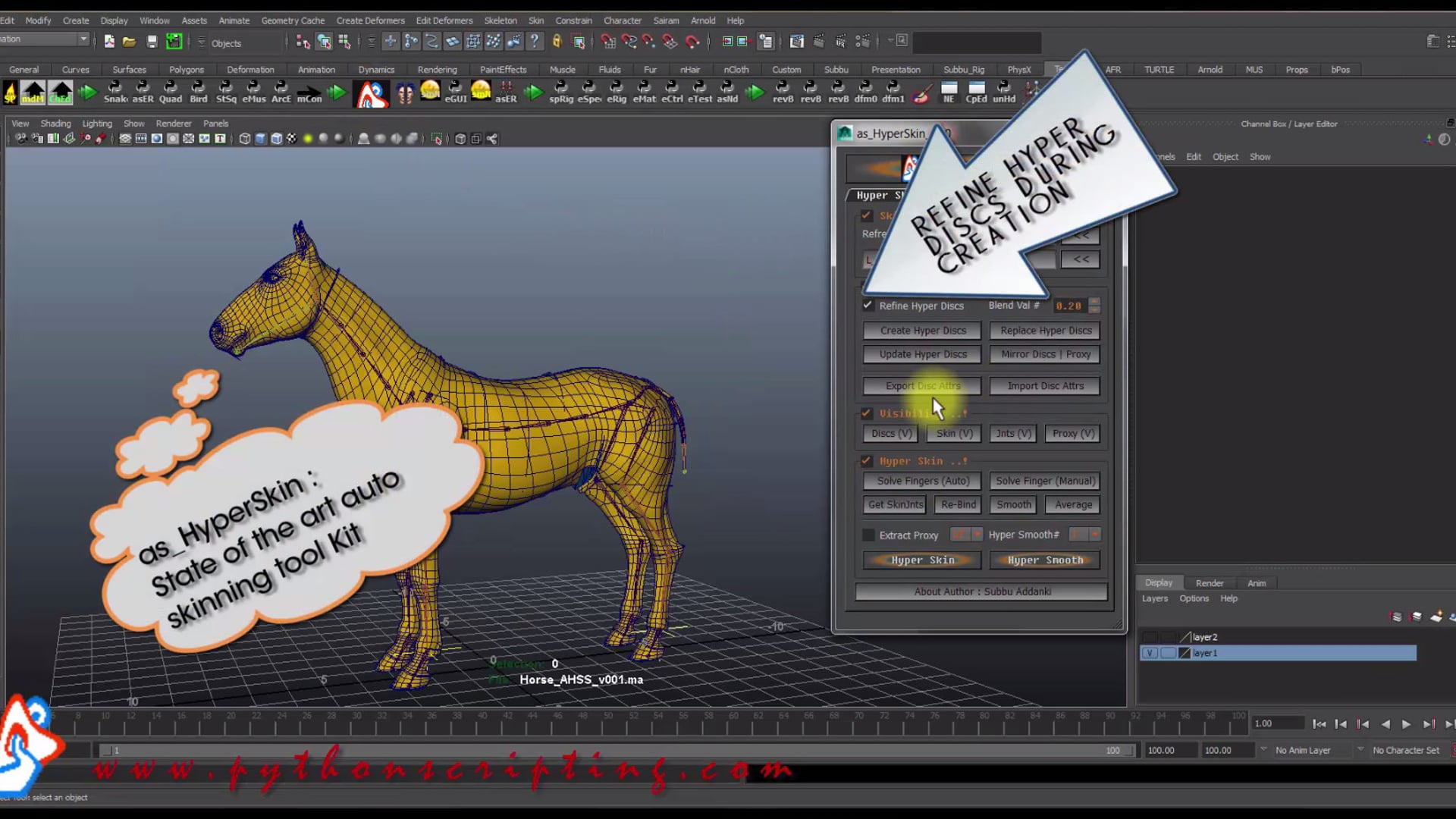 as_HyperSkin : Auto Skinning - Quadrupeds Edition & as_SmoothNearest