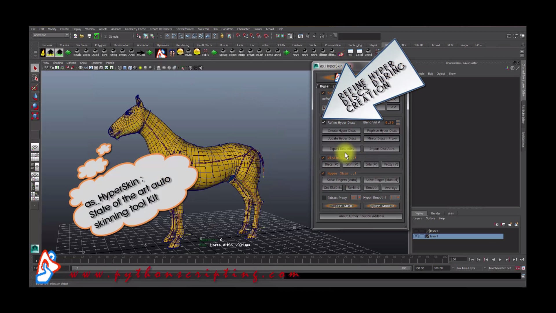 as_HyperSkin : Auto Skinning - Quadrupeds Edition & as_SmoothNearest