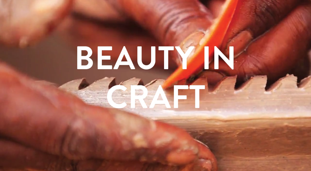 Still image from 'Lo-Fab: Kigali Potters' video.