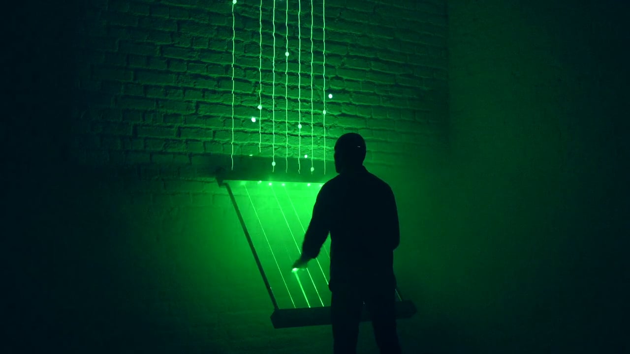 Screenshot of Klanglichter - an interactive audiovisual experience