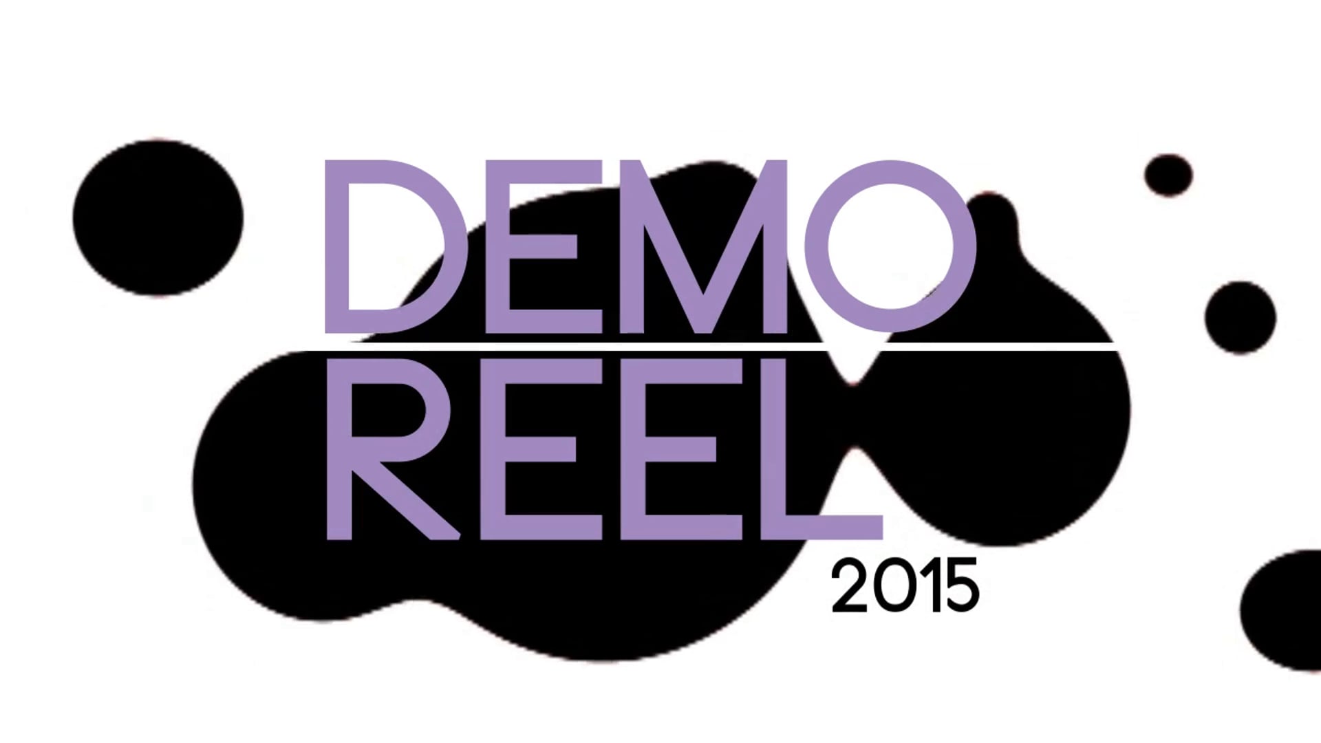 Demo Reel 2015