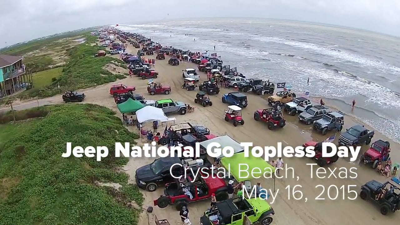 Jeep National Go Topless Day 2015 - Crystal Beach, TX