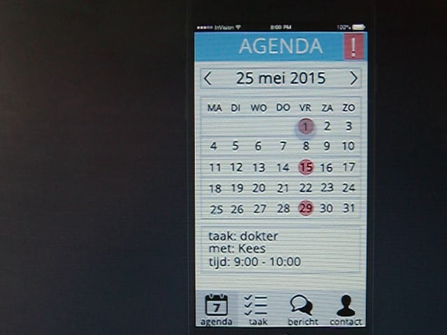 Digital prototyping test Care4Balance mobiele applicatie on Vimeo