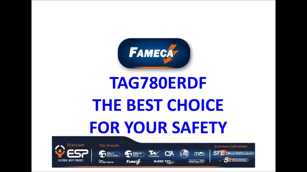 FAMECA TAG780 LV Voltage Detector up to 1000V IEC on Vimeo