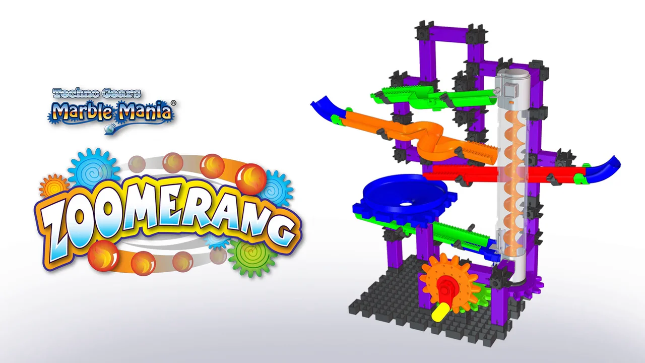 Techno Gears Marble Mania - Zoomerang 2.0 (80+ pcs) – The Techno Gears Marble Mania - Zoomerang 2.0 (80+ pcs) – The