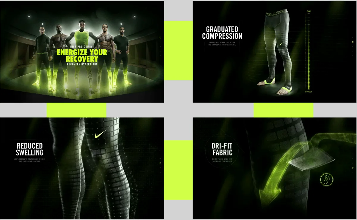 Nike Recovery Hypertight Behance Asset