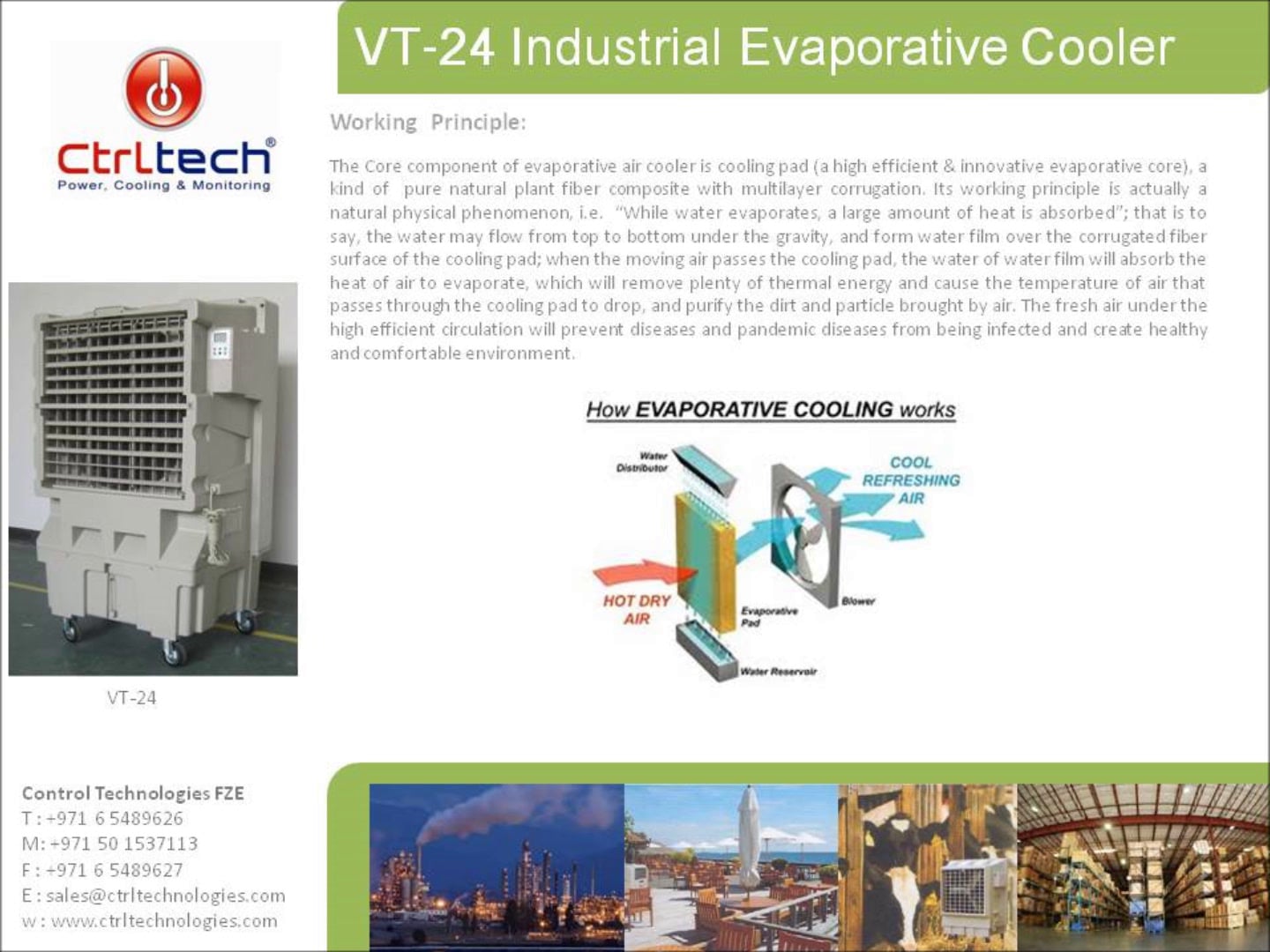 VT24 Air Cooler in Dubai. Desert cooler in Dubai. Outdoor cooler in