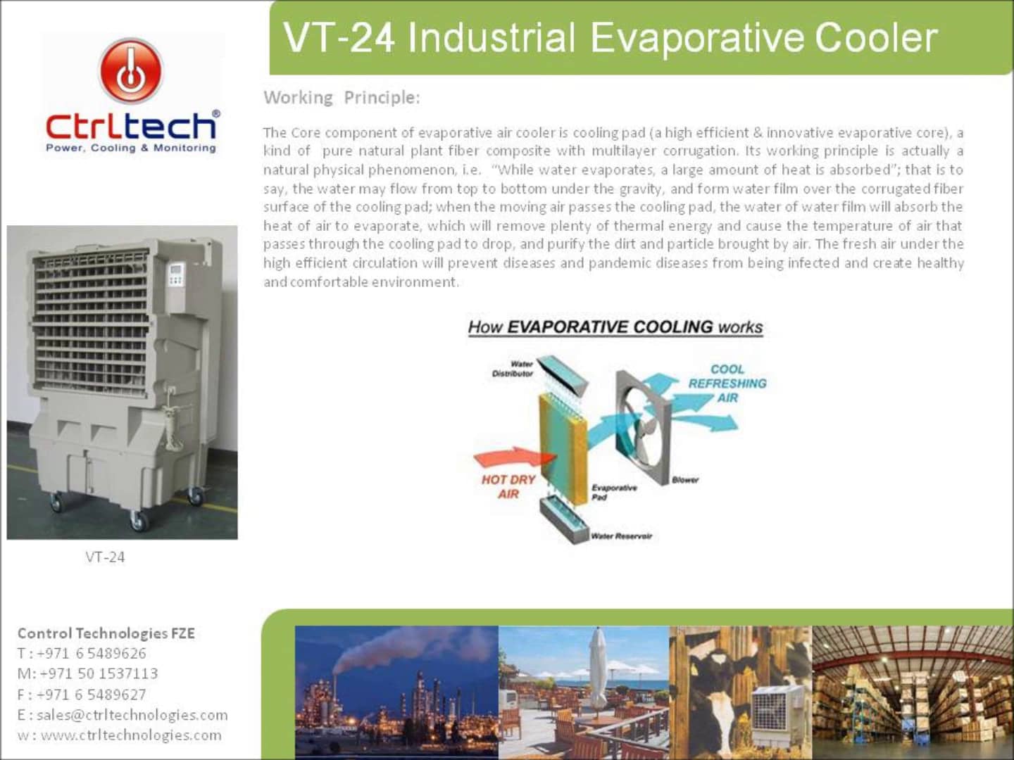 VT24 Air Cooler in Dubai. Desert cooler in Dubai. Outdoor cooler in