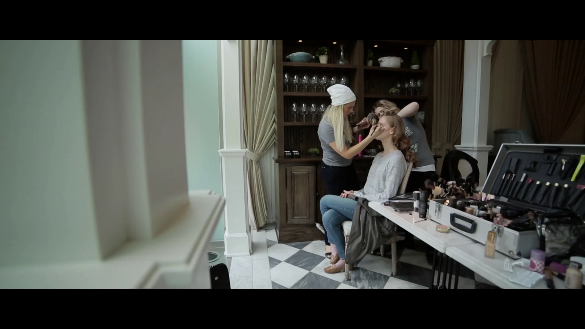 Behind-the-scenes Colette Cafe wedding style shoot