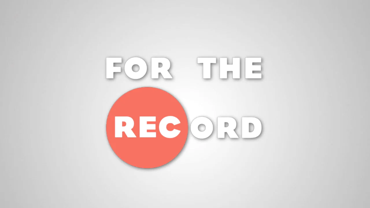 For The Record - Promo Video on Vimeo