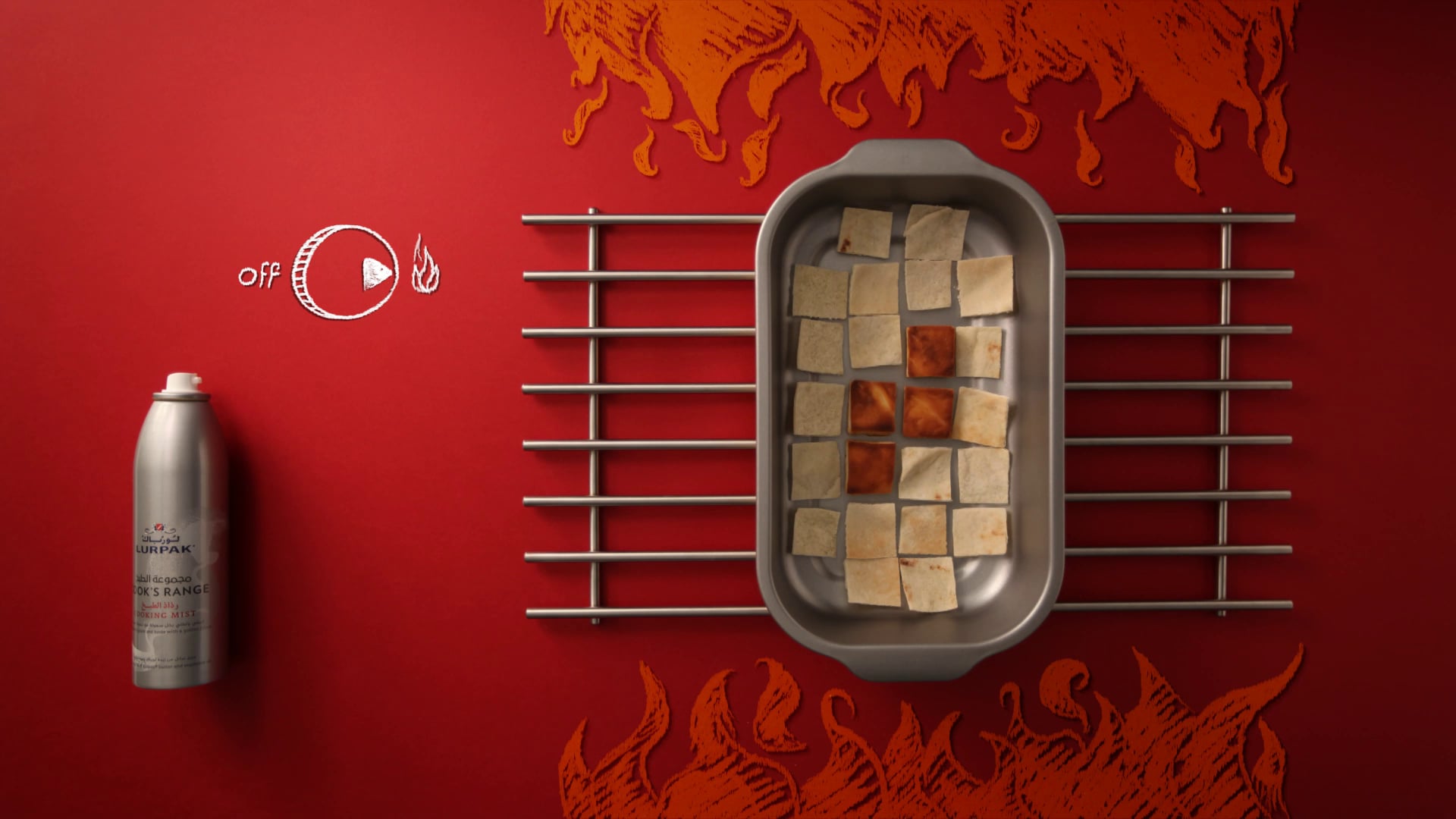 Lurpak Cook's Range / Cooking Mist / Stop Motion / Lurpak Arabia by Free Dome Media