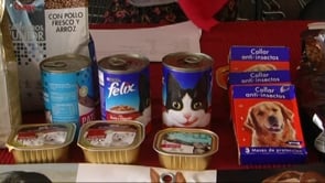 Més de mil quilos de pinso per a animals