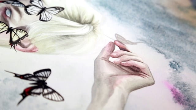Painting Butterflies in Watercolor