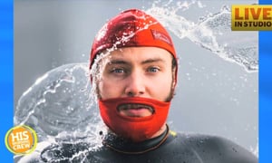 Beard Cap Helps Hairy Swimmers