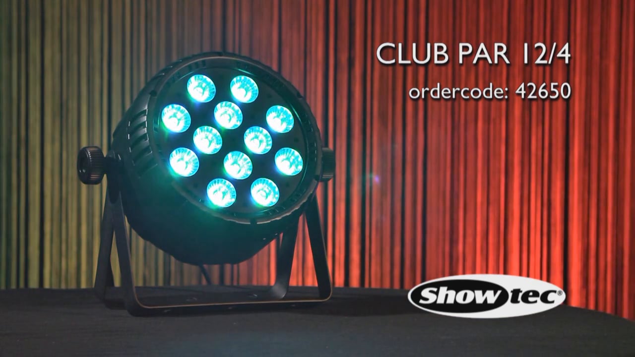 Showtec Club Par 12/4 RGBW, Ordercode 42650