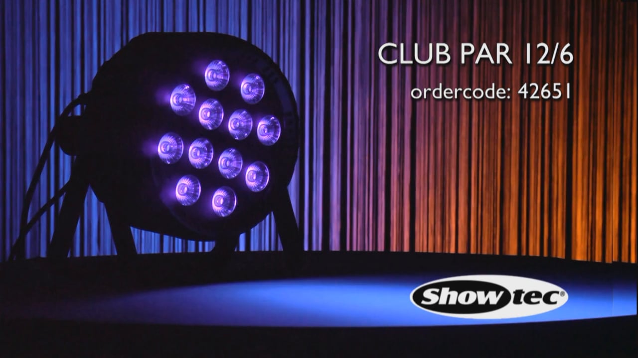 Showtec Club Par 12/6 RGBWAUV Ordercode: 42651