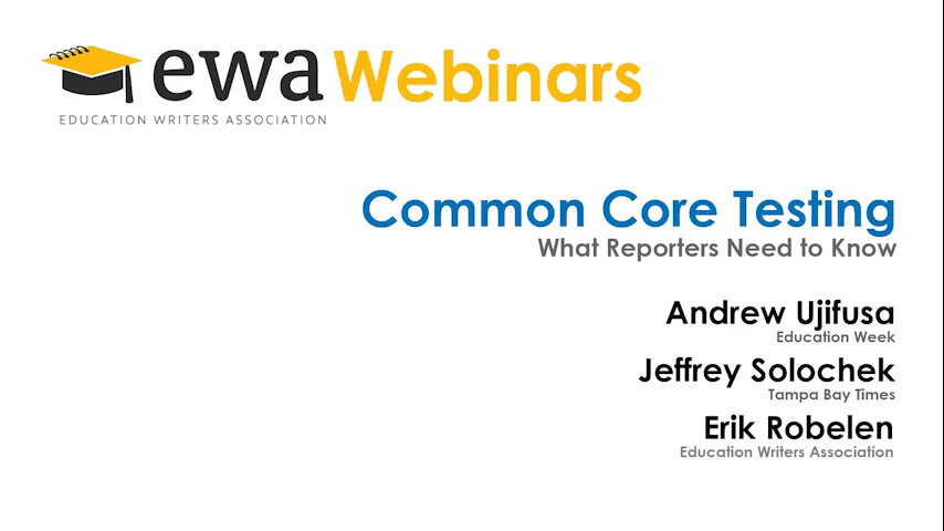 Common Core Testing: What Reporters Need to Know on Vimeo