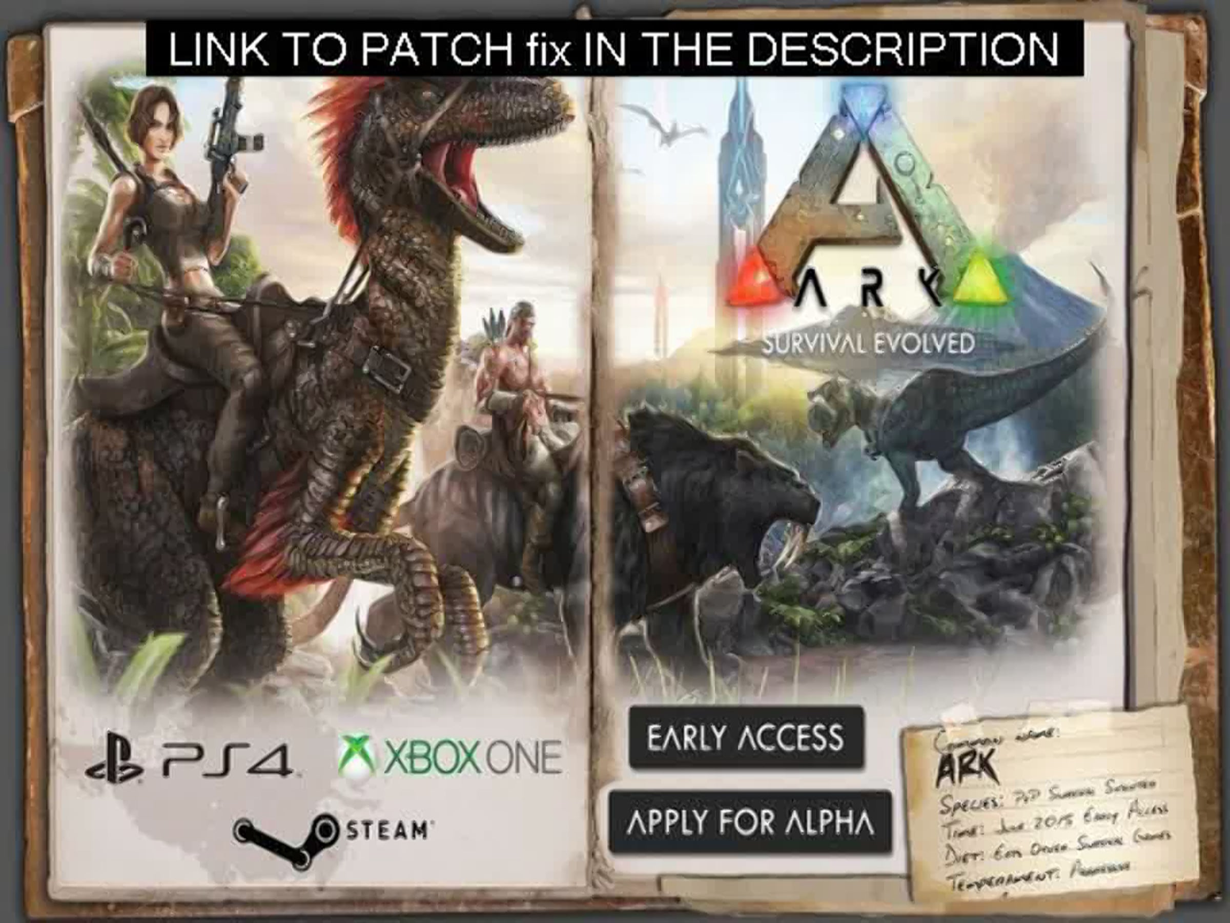 Ark survival evolved Black Screen Startup Crash | Videos & Movies on Vimeo