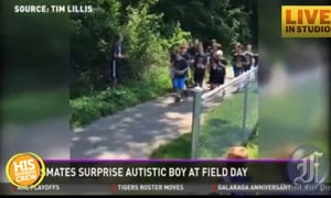 Autistic Student Gets Field Day Surprise