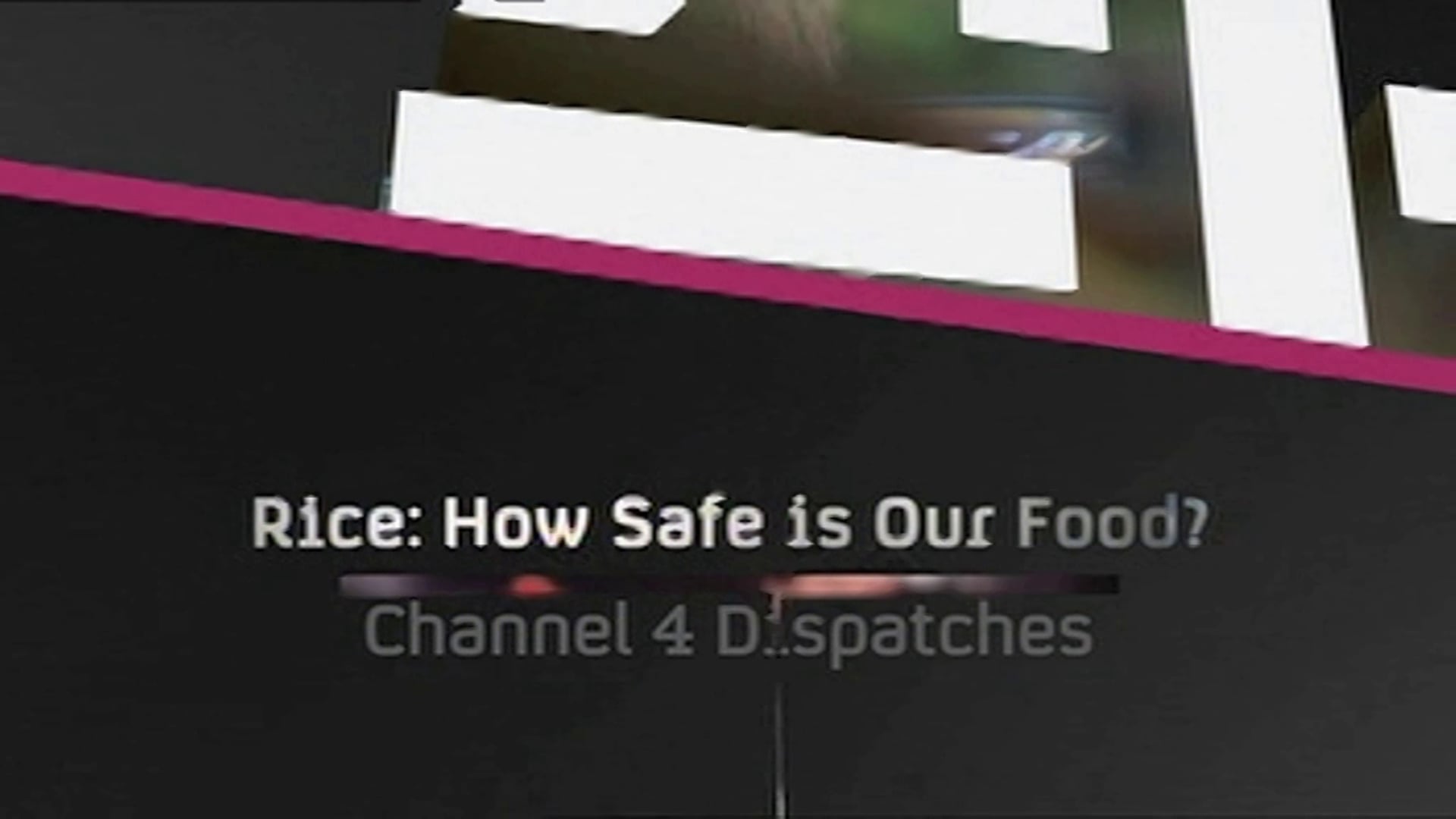 Dispatches - Rice: How Safe is Our Food +