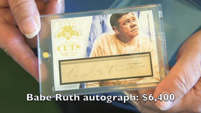 Luck of draw lands valuable Babe Ruth signature card