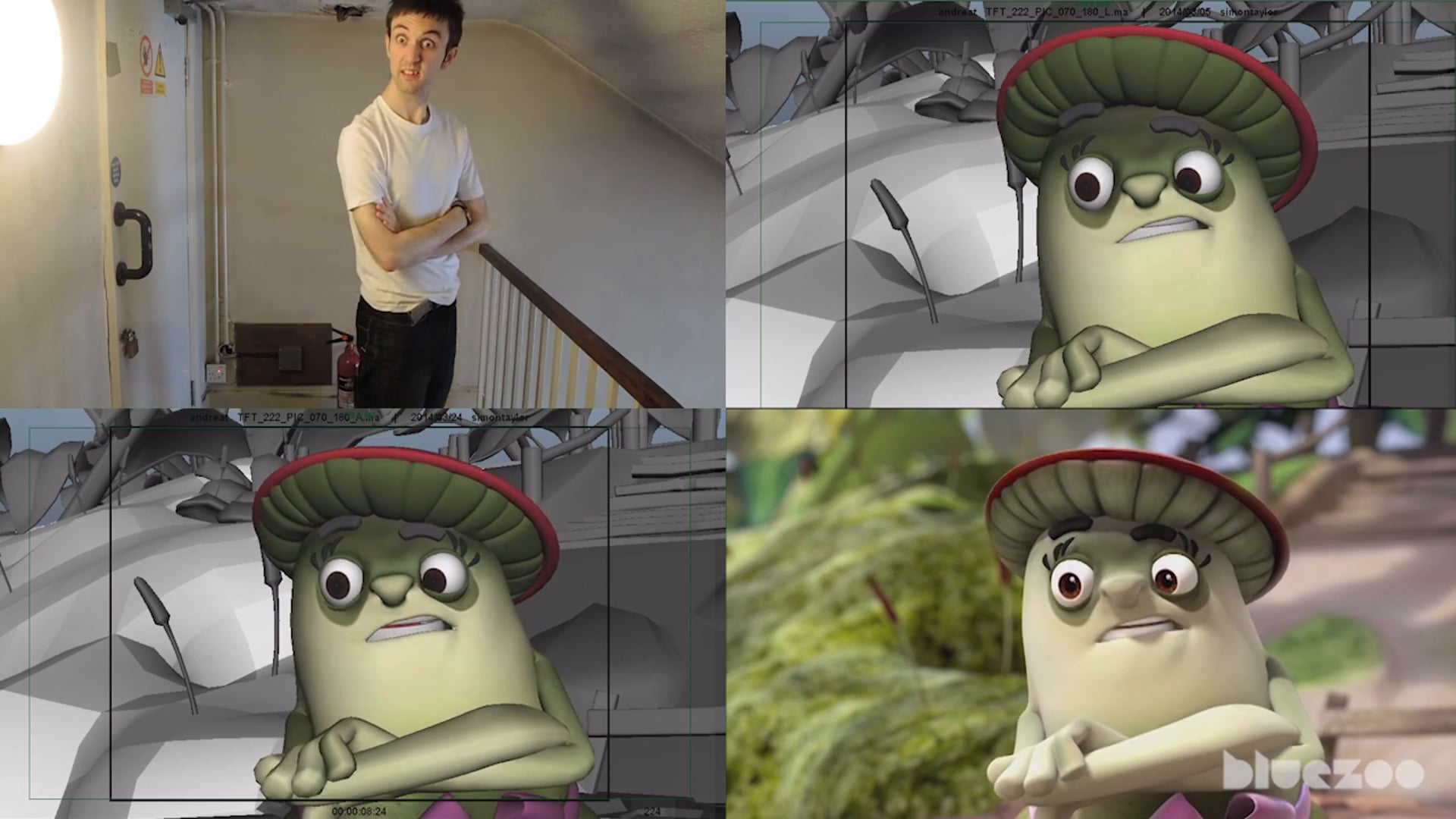 Simon Taylor "Tree Fu Tom" Animation Breakdowns