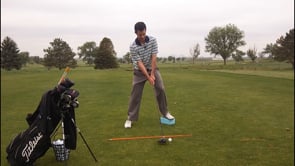 Lead Foot On Yoga Block For Driver